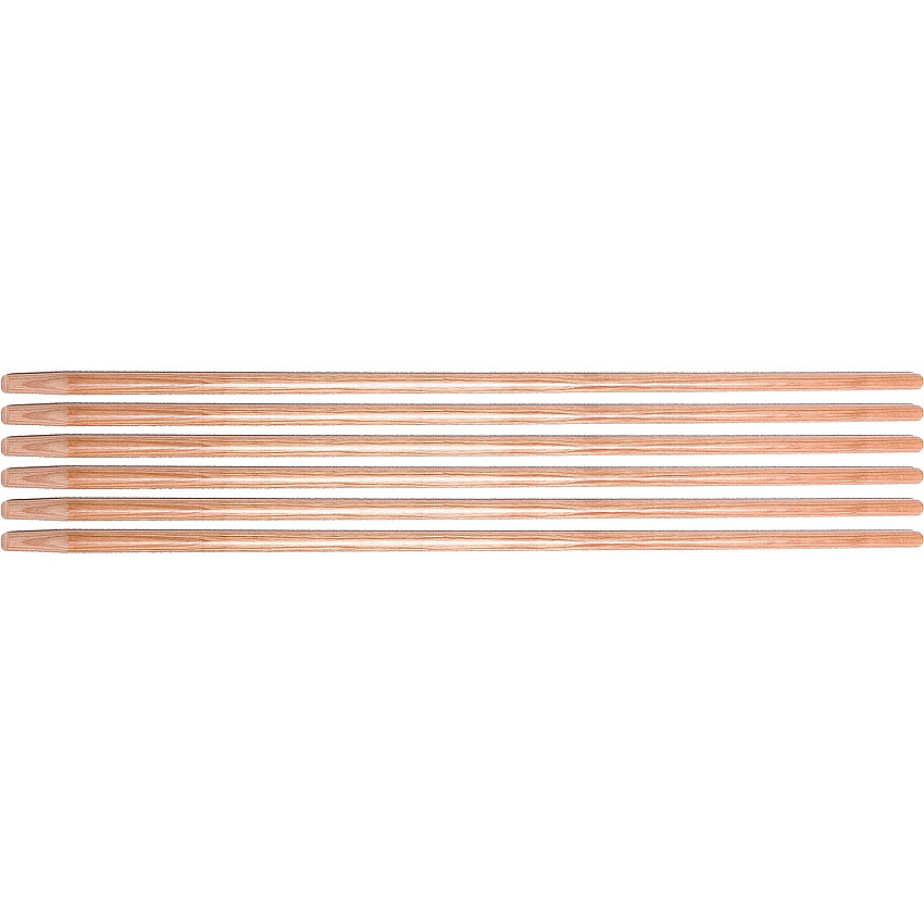 Ettore Floor Squeegee Wooden Pole Handle 54" Length x 1" Diameter - Natural - Wood - 6 / Carton (1628CT)