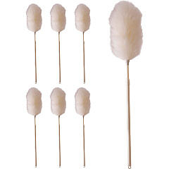 Ettore Lightweight Lambswool Duster Lamb's Wool Bristle - 42" Handle Length - White - 6 / Carton (48720CT)