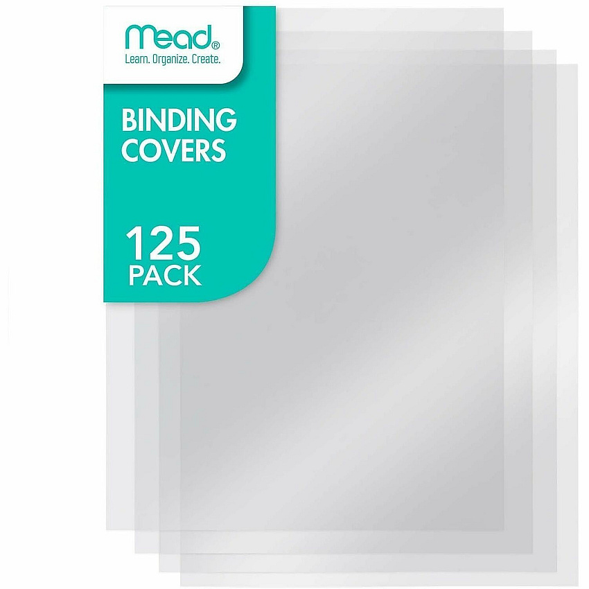 Mead Clear View Presentation Cover 8 3/4" x 11 1/4" - Clear - 125 / Box (4000126)