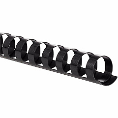 Mead CombBind Binding Spines 0.62" Maximum Capacity - 125 x Sheet Capacity - For Letter 8 1/2" x 11" Sheet - Black - Plastic - 125 / Box (4000135) Mead CombBind Binding Spines 0.62" Maximum Capacity - 125 x Sheet Capacity - For Letter 8 1/2" x 11" Sheet - Black - Plastic - 125 / Box (4000135)