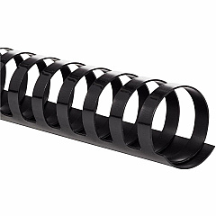 Mead CombBind Binding Spines 1" Maximum Capacity - 200 x Sheet Capacity - For Letter 8 1/2" x 11" Sheet - Black - Plastic - 125 / Box (4000137) Mead CombBind Binding Spines 1" Maximum Capacity - 200 x Sheet Capacity - For Letter 8 1/2" x 11" Sheet - Black - Plastic - 125 / Box (4000137)