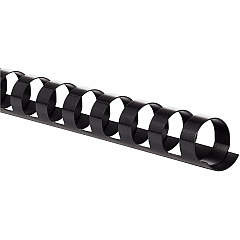 Mead CombBind Binding Spines 0.56" Maximum Capacity - 105 x Sheet Capacity - For Letter 8 1/2" x 11" Sheet - Black - Plastic - 125 / Box (4000138) Mead CombBind Binding Spines 0.56" Maximum Capacity - 105 x Sheet Capacity - For Letter 8 1/2" x 11" Sheet - Black - Plastic - 125 / Box (4000138)