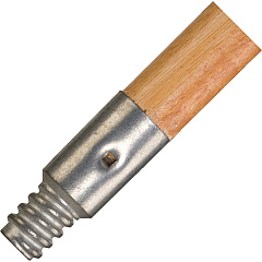 Rubbermaid Commercial Threaded Tip Wood Broom Handle 1.30" Diameter - Natural, Lacquer - Metal, Wood - 12 / Carton (636400CT) Rubbermaid Commercial Threaded Tip Wood Broom Handle 1.30" Diameter - Natural, Lacquer - Metal, Wood - 12 / Carton (636400CT)