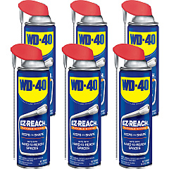 WD-40 EZ Reach Flexible Straw Lubricant 14.40 fl oz - Corrosion Resistant - 6 / Carton (49019CT) WD-40 EZ Reach Flexible Straw Lubricant 14.40 fl oz - Corrosion Resistant - 6 / Carton (49019CT)