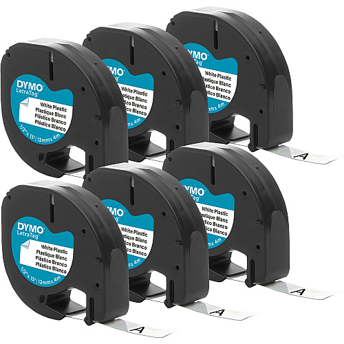 DYMO LetraTag Labelmaker 1/2" Plastic Labels (2050823)