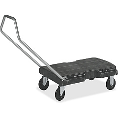 Rubbermaid Commercial Utility Duty Triple Trolley Push/Pull Handle - 500 lb Load Capacity - 5" Caster Size - Plastic, Structural Foam - 20.50" Width x 32.50" Height - Beige, Green - 1 Carton (440100BK) Rubbermaid Commercial Utility Duty Triple Trolley Push/Pull Handle - 500 lb Load Capacity - 5" Caster Size - Plastic, Structural Foam - 20.50" Width x 32.50" Height - Beige, Green - 1 Carton (440100BK)