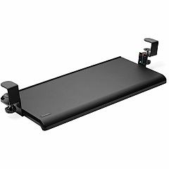 Kensington SmartFit Clamp-On Keyboard Drawer 13.2" Height x 32.4" Width - Black - 1 Each - TAA Compliant (K55407WW)
