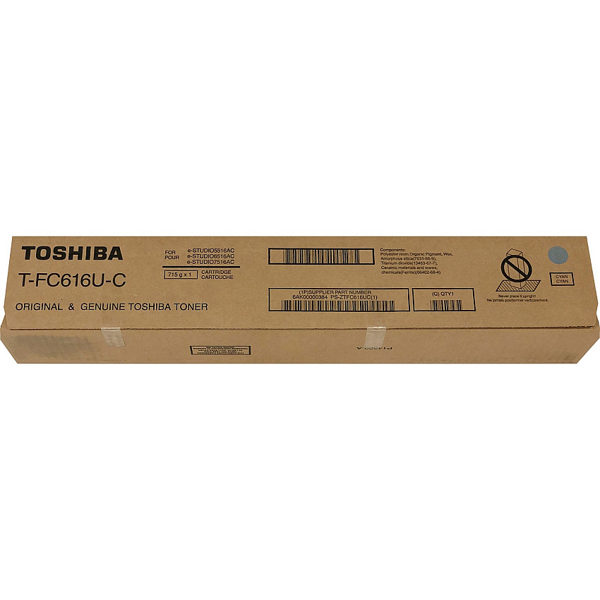 Toshiba TFC616UC Cyan Toner Cartridge