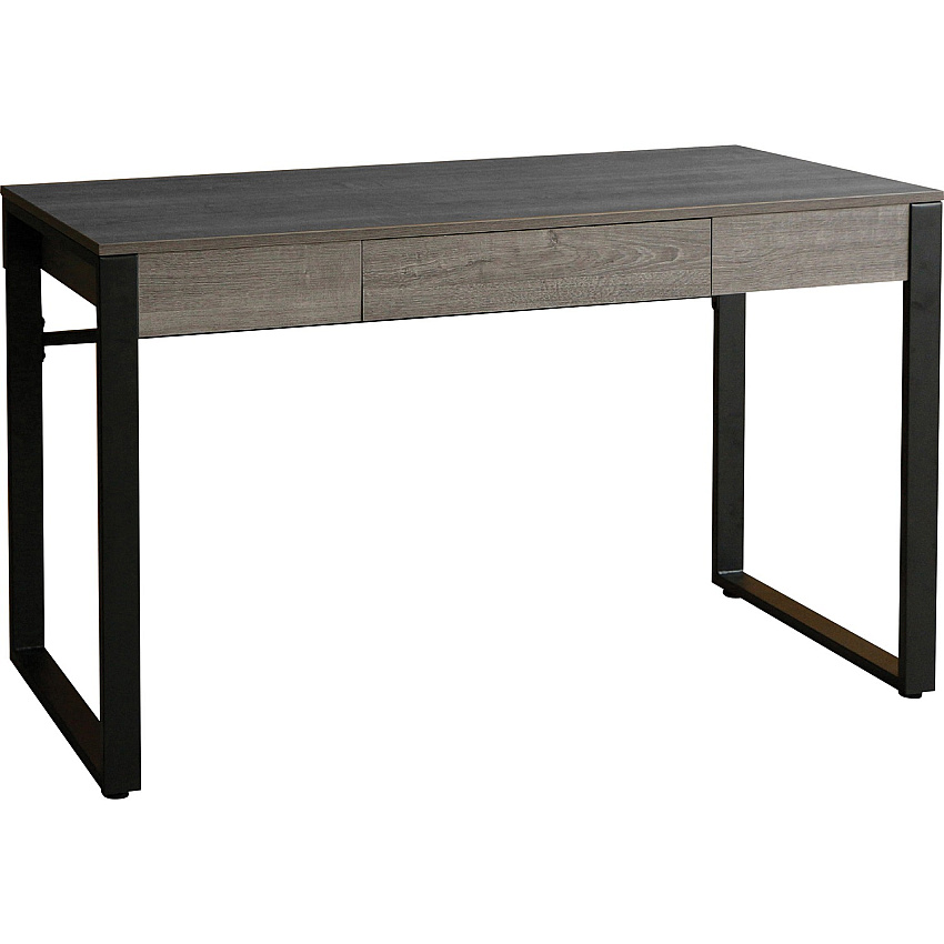 Lorell SOHO Desk with Center Drawer 30" Height x 47" Width x 23.5" Depth - Total Drawer(s): 1 - Band Edge - Finish: Charcoal - 1 Each (LLR97618)