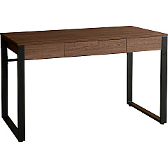 Lorell SOHO Desk with Center Drawer 30" Height x 47" Width x 23.5" Depth - Total Drawer(s): 1 - Band Edge - Finish: Walnut - 1 Each (LLR97617) Lorell SOHO Desk with Center Drawer 30" Height x 47" Width x 23.5" Depth - Total Drawer(s): 1 - Band Edge - Finish: Walnut - 1 Each (LLR97617)