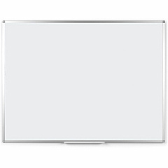 MasterVision Ayda Melamine Dry Erase Board 48" (4 ft) Width x 36" (3 ft) Height - Melamine Surface - Rectangle - Horizontal/Vertical - 1 Each (MA051539214) MasterVision Ayda Melamine Dry Erase Board 48" (4 ft) Width x 36" (3 ft) Height - Melamine Surface - Rectangle - Horizontal/Vertical - 1 Each (MA051539214)