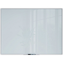 U Brands Glass Non-Magnetic Dry-Erase Board 48" (4 ft) Width x 36" (3 ft) Height - Frosted White Tempered Glass Surface - White Aluminum Frame - Rectangle - Horizontal/Vertical - 1 Each (2826U0001) U Brands Glass Non-Magnetic Dry-Erase Board 48" (4 ft) Width x 36" (3 ft) Height - Frosted White Tempered Glass Surface - White Aluminum Frame - Rectangle - Horizontal/Vertical - 1 Each (2826U0001)