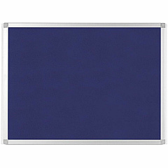 MasterVision Ayda Fabric 36"W Bulletin Board Blue Fabric Surface - Robust, Tackable, Sleek Style - 0.5" Height x 36" Width - 1 Each (FA05439214) MasterVision Ayda Fabric 36"W Bulletin Board Blue Fabric Surface - Robust, Tackable, Sleek Style - 0.5" Height x 36" Width - 1 Each (FA05439214)
