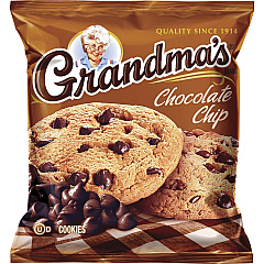 Grandma's Chocolate Chip Cookies Chocolate Chip - 2.50 oz - 60 / Carton (45092) Grandma's Chocolate Chip Cookies Chocolate Chip - 2.50 oz - 60 / Carton (45092)