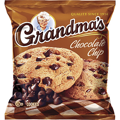 Grandma's Chocolate Chip Cookies Chocolate Chip - 2.50 oz - 60 / Carton (45092)