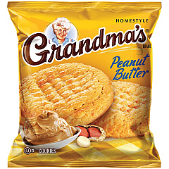 Grandma's Grandma's Peanut Butter Cookies Peanut Butter - 2.88 oz - 60 / Carton (45091) Grandma's Grandma's Peanut Butter Cookies Peanut Butter - 2.88 oz - 60 / Carton (45091)