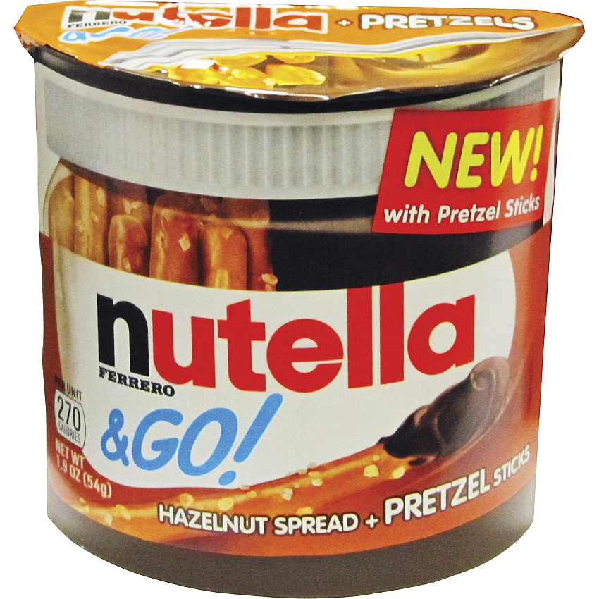 Nutella & GO Hazelnut Spread & Pretzels 1.80 oz - 12 / Box (80401)