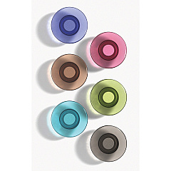 Quartet Glass Board Magnets 0.5" Diameter - Round - Rounded Edge - 6 / Pack - Assorted (85392) Quartet Glass Board Magnets 0.5" Diameter - Round - Rounded Edge - 6 / Pack - Assorted (85392)