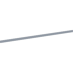 Lorell Double-wide Horizontal Panel Strip for Adaptable Panel System 67" Width x 0.50" Depth x 1.80" Height - Aluminum - Silver - 1 Each (LLR90274) Lorell Double-wide Horizontal Panel Strip for Adaptable Panel System 67" Width x 0.50" Depth x 1.80" Height - Aluminum - Silver - 1 Each (LLR90274)