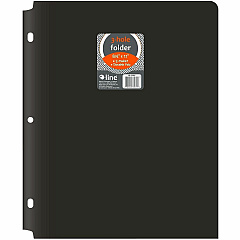 C-Line 2-pocket Heavyweight Poly Portfolio Pocket 9.4" Width x 11.4" Length x 100 mil Thickness - For Letter 8 1/2" x 11" Sheet - 3 x Holes - Ring Binder - Rectangular - Black - Polypropylene - 25 / Box (33931) C-Line 2-pocket Heavyweight Poly Portfolio Pocket 9.4" Width x 11.4" Length x 100 mil Thickness - For Letter 8 1/2" x 11" Sheet - 3 x Holes - Ring Binder - Rectangular - Black - Polypropylene - 25 / Box (33931)