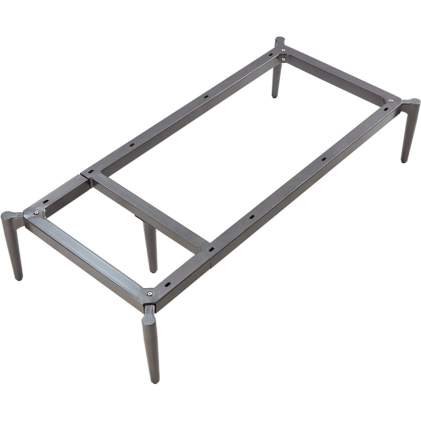 Lorell Contemporary ReceptionCollection Adjustable Metal Base 9.8" Height x 47.9" Width x 22.9" Depth - Material: Metal - Finish: Gray - Adjustable - For Reception Area, Meeting - 1 Each (LLR86933)