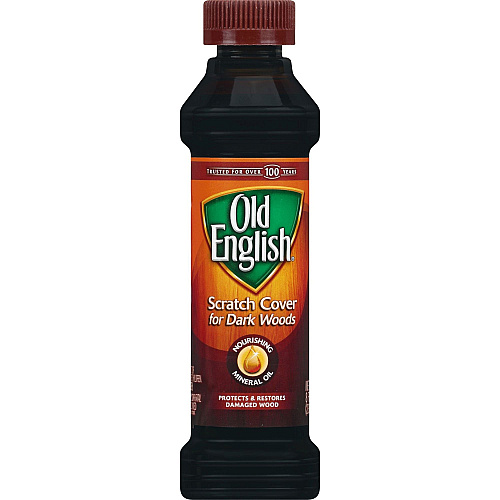 Old English Scratch Cover Polish 8 fl oz (0.3 quart) - Dark Brown - 1 Each (75144)