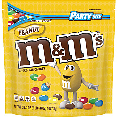 M&M's Peanut Chocolate Candies Peanut Chocolate - 2.37 lb - 1 Bag (SN55116) M&M's Peanut Chocolate Candies Peanut Chocolate - 2.37 lb - 1 Bag (SN55116)