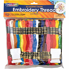 Creativity Street Embroidery Thread Pack Assorted - 100 / Pack (6477)
