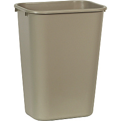 Rubbermaid Commercial 41 QT Large Deskside Wastebaskets 10.25 gal Capacity - Rectangular - Dent Resistant, Durable, Rust Resistant, Easy to Clean - 20" Height x 11.3" Width x 15.3" Depth - Plastic - Beige - 12 / Carton (295700BGCT) Rubbermaid Commercial 41 QT Large Deskside Wastebaskets 10.25 gal Capacity - Rectangular - Dent Resistant, Durable, Rust Resistant, Easy to Clean - 20" Height x 11.3" Width x 15.3" Depth - Plastic - Beige - 12 / Carton (295700BGCT)
