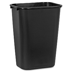 Rubbermaid Commercial 41 QT Large Deskside Wastebaskets 10.25 gal Capacity - Rectangular - Dent Resistant, Durable, Rust Resistant, Easy to Clean - 20" Height x 11.3" Width x 15.3" Depth - Plastic - Black - 12 / Carton (295700BKCT) Rubbermaid Commercial 41 QT Large Deskside Wastebaskets 10.25 gal Capacity - Rectangular - Dent Resistant, Durable, Rust Resistant, Easy to Clean - 20" Height x 11.3" Width x 15.3" Depth - Plastic - Black - 12 / Carton (295700BKCT)