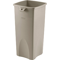 Rubbermaid Commercial Untouchable Square Container 23 gal Capacity - Square - Durable, Crack Resistant - 32.9" Height x 16.5" Width x 15.5" Depth - Plastic - Beige - 3 / Carton (356988BGCT) Rubbermaid Commercial Untouchable Square Container 23 gal Capacity - Square - Durable, Crack Resistant - 32.9" Height x 16.5" Width x 15.5" Depth - Plastic - Beige - 3 / Carton (356988BGCT)