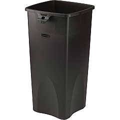 Rubbermaid Commercial Untouchable Square Container 23 gal Capacity - Square - Durable, Crack Resistant - 32.9" Height x 16.5" Width x 15.5" Depth - Plastic - Black - 3 / Carton (356988BKCT) Rubbermaid Commercial Untouchable Square Container 23 gal Capacity - Square - Durable, Crack Resistant - 32.9" Height x 16.5" Width x 15.5" Depth - Plastic - Black - 3 / Carton (356988BKCT)