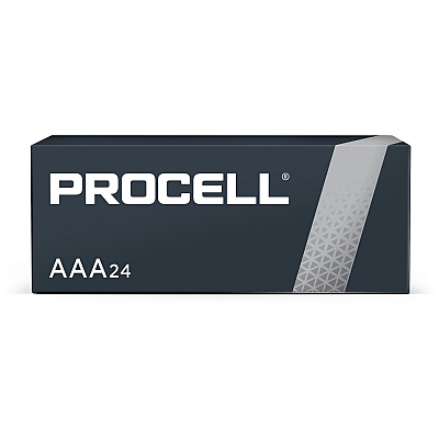 Procell by Duracell Alkaline AAA Battery Boxes of 24 For Calculator, Multipurpose, Remote Control, Test Equipment, Flashlight, Clock, Radio, Portable Electronics, Mouse, Keyboard - AAA - 1.5 V DC - 24/Box - 6 / Carton (PC2400BKDCT)