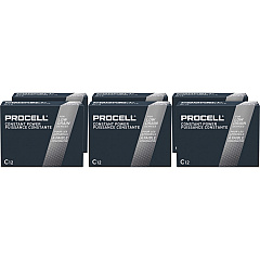 Procell by Duracell Alkaline C Battery Boxes of 12 For Multipurpose - C - 7000 mAh - 1.5 V DC - 12/Box - 6 / Carton (PC1400CT)