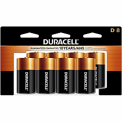 Duracell Coppertop Alkaline D Battery 8-Packs (MN13RT8ZCT) Duracell Coppertop Alkaline D Battery 8-Packs (MN13RT8ZCT)