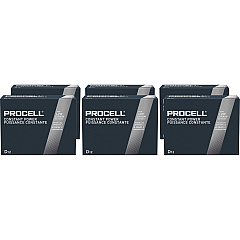 Procell by Duracell Alkaline D Battery Boxes of 12 For Multipurpose - D - 14000 mAh - 1.5 V DC - 12/Box - 6 / Carton (PC1300CT)