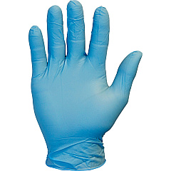 Safety Zone Powder Free Blue Nitrile Gloves 9.65" Glove Length - Medium Size - Blue - Comfortable, Allergen-free, Silicone-free, Latex-free - For Cleaning, Dishwashing, Food, Janitorial Use, Painting, Pet Care - 100/Box - 10 / Carton (GNPRMD1MCT)