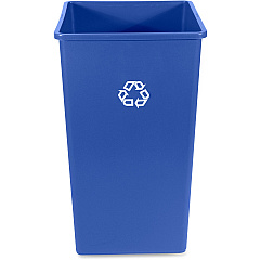 Rubbermaid Commercial 50-Gallon Square Recycling Container (395973BECT)