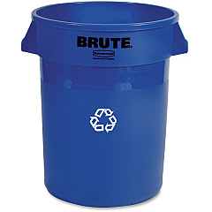 Rubbermaid Commercial Brute 32-Gallon Vented Recycling Containers (263273CT) Rubbermaid Commercial Brute 32-Gallon Vented Recycling Containers (263273CT)