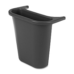 Rubbermaid Commercial Saddlebasket Recycling Side Bin 1.19 gal Capacity - Rectangular - Chip Resistant, Rust Resistant, Dent Resistant, Easy to Clean - 11.5" Height x 7.2" Width x 10.6" Depth - Plastic - Black - 12 / Carton (295073CT) Rubbermaid Commercial Saddlebasket Recycling Side Bin 1.19 gal Capacity - Rectangular - Chip Resistant, Rust Resistant, Dent Resistant, Easy to Clean - 11.5" Height x 7.2" Width x 10.6" Depth - Plastic - Black - 12 / Carton (295073CT)