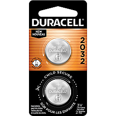 Duracell 2032 Lithium Button Cell Battery 2-Packs For Medical Equipment, Security Device, Health/Fitness Monitoring Equipment, Calculator, Watch, Keyfob Transmitter - CR2032 - 3 V DC - 2/Pack - 36 / Carton (DL2032B2CT)