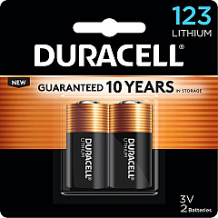 Duracell Lithium Photo Battery 2-Packs For Camera, Photo Equipment - 3 V DC - 2/Pack - 6 / Carton (DL123AB2CT)