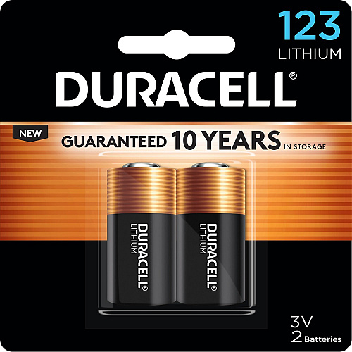 Duracell Lithium Photo Battery 2-Packs For Camera, Photo Equipment - 3 V DC - 2/Pack - 6 / Carton (DL123AB2CT)