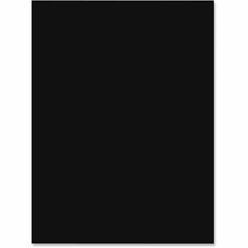Sparco All-purpose Construction Paper Multipurpose, Art Project, Craft Project, ClassRoom Project - 0.50" Height x 9" Width x 12" Length - Black - 1 Pack (22302)