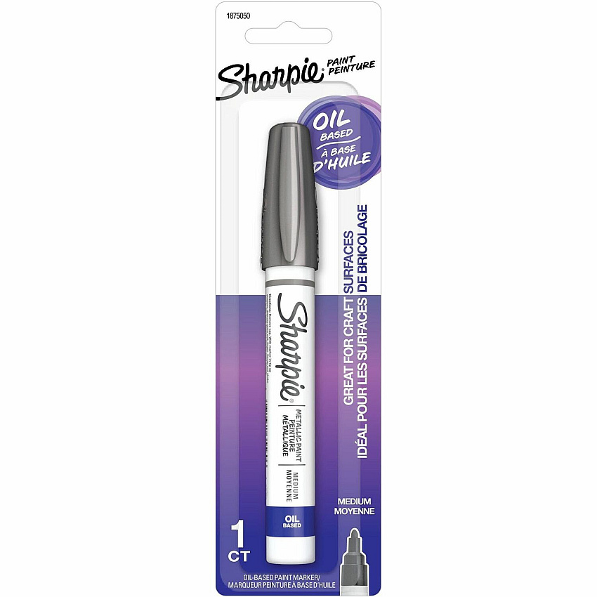 Sharpie Water Based Paint Silver Ink - Water Based - 1 Pack (1875050)