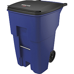 Rubbermaid Commercial Brute 95-gallon Rollout Container Rollout Lid - 95 gal Capacity - Mobility, Heavy Duty, Wheels, Reinforced, Smooth, Ergonomic Handle, UV Resistant - 46" Height x 37.2" Width x 28.6" Depth - Blue - 1 Each (9W2273BLU) Rubbermaid Commercial Brute 95-gallon Rollout Container Rollout Lid - 95 gal Capacity - Mobility, Heavy Duty, Wheels, Reinforced, Smooth, Ergonomic Handle, UV Resistant - 46" Height x 37.2" Width x 28.6" Depth - Blue - 1 Each (9W2273BLU)