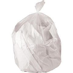 Genuine Joe Strong Economical Trash Bags 45 gal Capacity - 48" Length x 40" Width x 0.51 mil (13 Micron) Thickness - Clear - Resin - Waste Disposal - 250 / Carton (GJO02856) Genuine Joe Strong Economical Trash Bags 45 gal Capacity - 48" Length x 40" Width x 0.51 mil (13 Micron) Thickness - Clear - Resin - Waste Disposal - 250 / Carton (GJO02856)