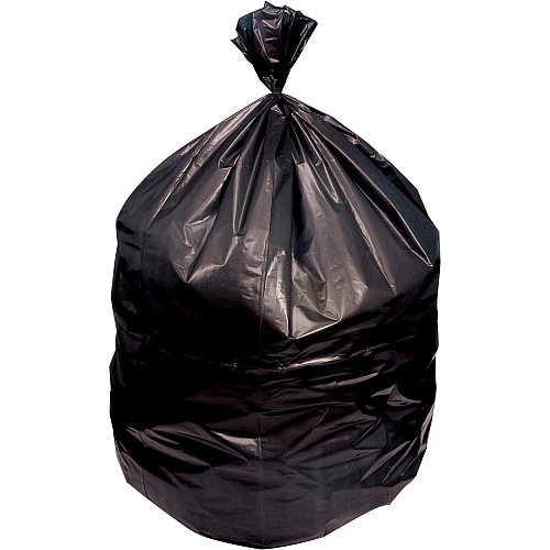 Genuine Joe Strong Economical Trash Bags 56 gal Capacity - 48" Length x 43" Width x 0.87 mil (22 Micron) Thickness - Black - Resin - Waste Disposal - 150 / Carton (GJO02860)
