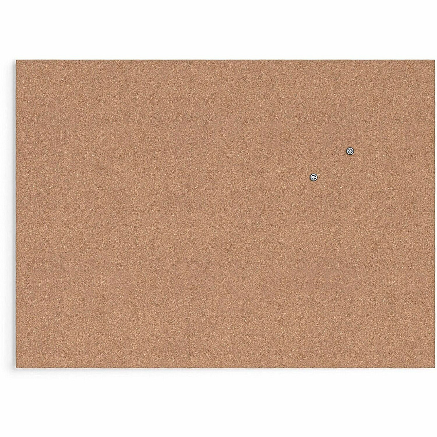 U Brands Frameless Cork Canvas Bulletin Board 18" Board Height x 24" Board Width - Natural Cork Surface - Self-healing, Durable, Mounting System, Tackable, Frameless - 1 Each (2873U0001)