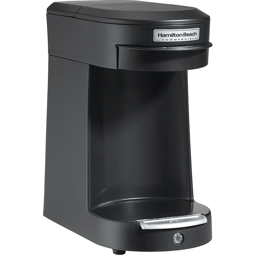 Hamilton Beach Commercial Single-serve Coffee Maker 500 W - 8 fl oz - 1 Cup(s) - Single-serve - Black - 1 Each (COFFMK1HB)